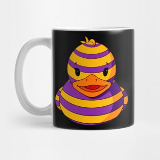 Striped Egg Rubber Duck Mug